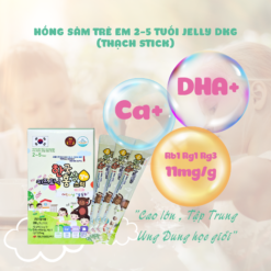 Hồng sâm trẻ em 2-5 tuổi Jelly DKG (thạch stick)