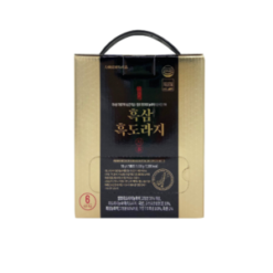 Hắc sâm hắc hoa chuông Stick Premium (10g x 50 stick) - Premium Korean black ginseng & black balloon flower extract